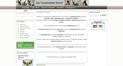 Desktop Screenshot of detaxidermieshop.nl